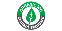 Organic Content Standard 100 products are made with at least 95% organically grown materials.