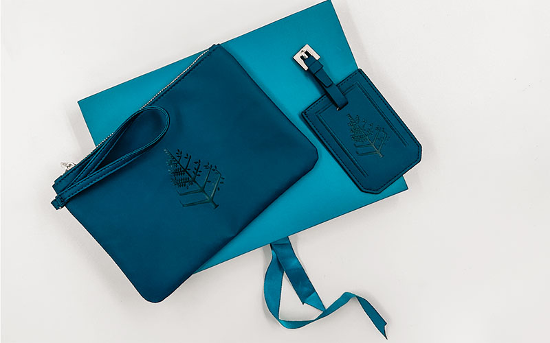 Four Seasons Luggage Tag & Pouch