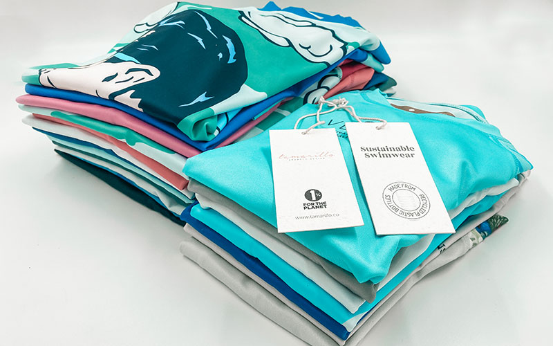 Rashguards made from recycled plastic bottles